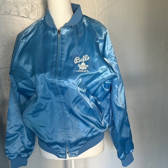 Aristo jac Jackets & Blazers - Women's Shiny Blue Bomber Jacket